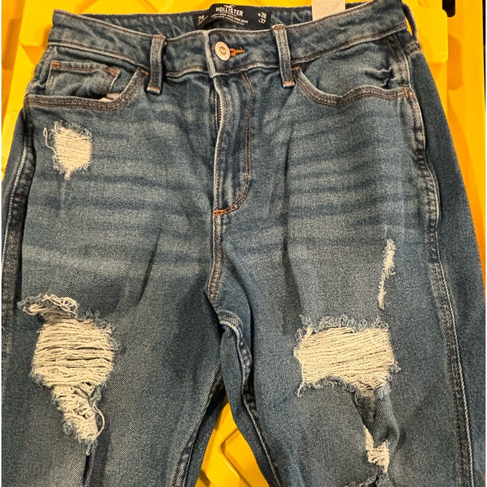 Hollister California Women’s Ripped Jeans Size 7R W28 L27 StraightLeg/Skinny